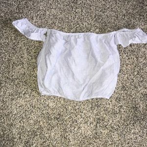 Brandy Melville colder shoulder crop, NEVER WORN